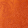 Classic Orange Paisley Silk Tie