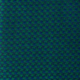 Green & Navy Dogtooth Silk Tie