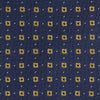 Navy & Yellow Flower Spot Silk Tie