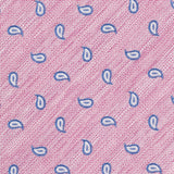 Pink Micro Paisley Woven Silk Tie