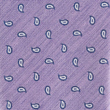 Lilac Micro Paisley Woven Silk Tie