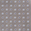 Silver Square Patterned Silk Tie