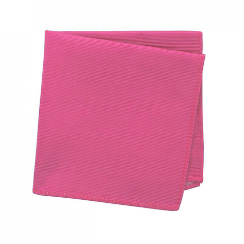 Plain Fuchsia Woven Silk Handkerchief