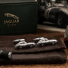 Sterling Silver E Type Jaguar Cufflinks