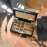 Windsor Black Cufflink Box