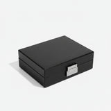 Black Lidded Mini Cufflink Box