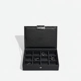 Black Lidded Mini Cufflink Box
