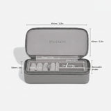 Zipped Travel Jewellery Box - Men's (Slate Grey)