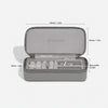 Zipped Travel Jewellery Box - Men's (Slate Grey)