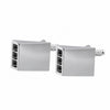 Black Crystal Wedge Cufflinks