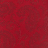 Classic Dark Red Paisley Silk Tie