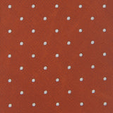 Burnt Orange Micro Spot Silk Tie