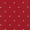 Red Polka Dot Woven Slim Silk Tie