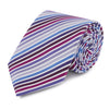Various Purple Striped Woven Silk Tie
