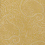 Gold Paisley Woven Silk Tie