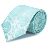 Classic Mint Paisley Silk Tie