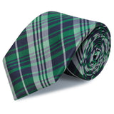 Green Tartan Silk Tie