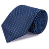 Navy & Light Blue Classic Floral Spot Silk Tie