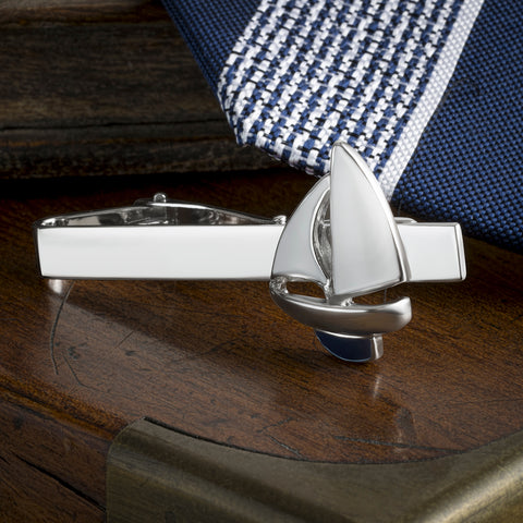 Blue Yacht Tie Bar