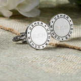 Personalised Usher Eternal Wedding Cufflinks