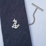 Sterling Silver Anchor Tie Tack