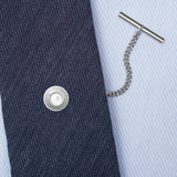 Sterling Silver Clay Pigeon Tie Tack