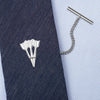 Sterling Silver Darts Tie Tack