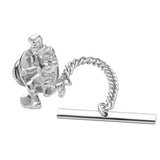 Sterling Silver Footballer Tie Tack