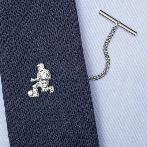 Sterling Silver Footballer Tie Tack