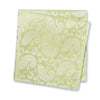 Classic Green Paisley Silk Handkerchief