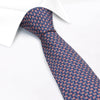 Navy Turtle Luxury Printed Silk Tie