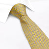 Yellow Parasol Luxury Printed Silk Tie