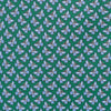 Green Butterfly Luxury Printed Silk Tie