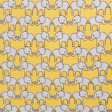 Yellow Elephant Luxury Printed Silk Tie
