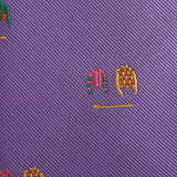 Jockey & Crop Lilac Woven Silk Tie