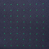 Navy & Green Micro Spot Silk Tie