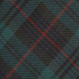 Classic Green Tartan Polyester Wool Tie