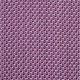 Purple Knitted Square Cut Silk Tie