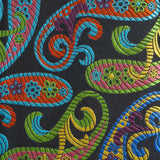 Rainbow Luxury Paisley Woven Silk Tie