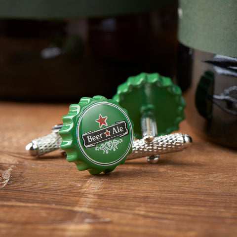 Beer Bottle Cap Cufflinks