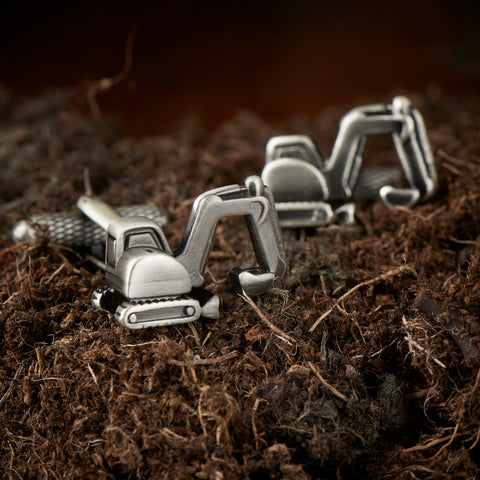 Excavator Digger Cufflinks