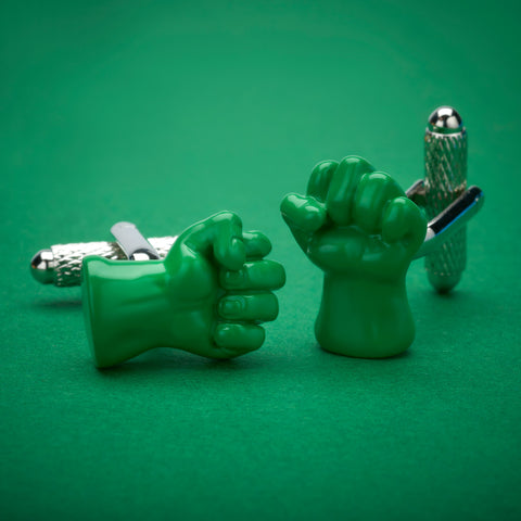 Incredible Hulk Fist Cufflinks