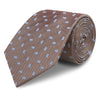 Bronze Micro Paisley Woven Silk Tie