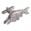 Pewter Carp Fish Cufflinks