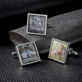 Personalised Square Photo Cufflinks