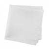 Plain Silver Silk Handkerchief