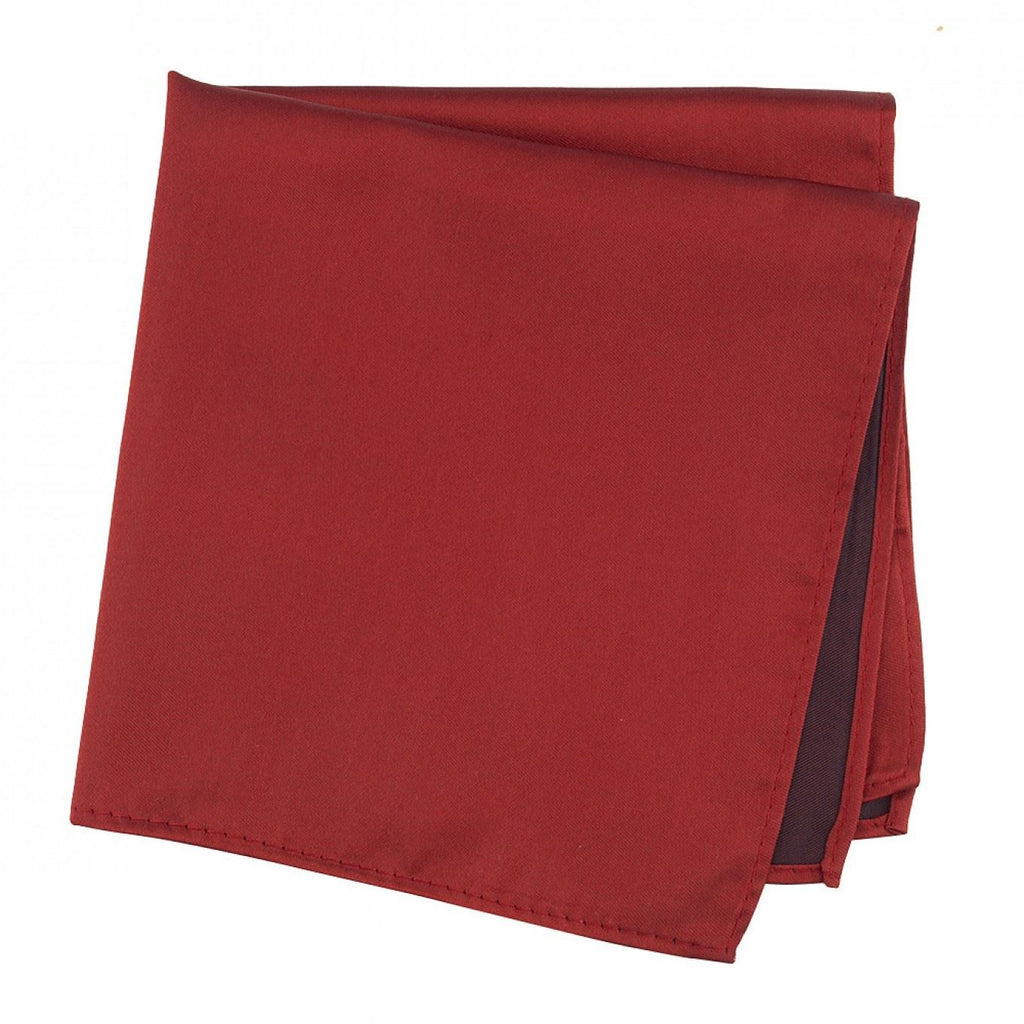 Plain Red Silk Handkerchief – The Cufflink Store