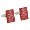 Keep Calm You're Only 60 ish Cufflinks