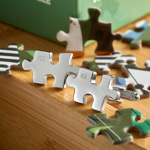 Personalised Jigsaw Cufflinks