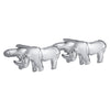 Silver Rhino Cufflinks